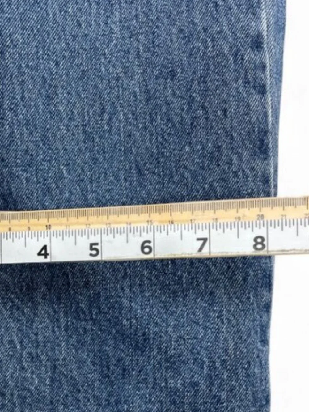 Levi's 505 Blue Regular Straight Leg Denim Jeans Men's 42x30